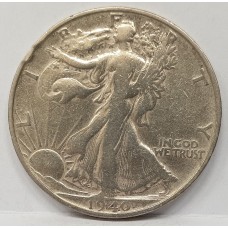 UNITED STATES OF AMERICA 1940S . 1/2 HALF DOLLAR . LOW MINTAGE
